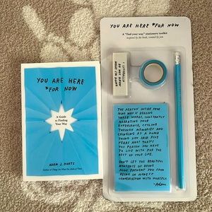 *NEW* You Are Here *For Now book and stationery tool kit by Adam J. Kurtz